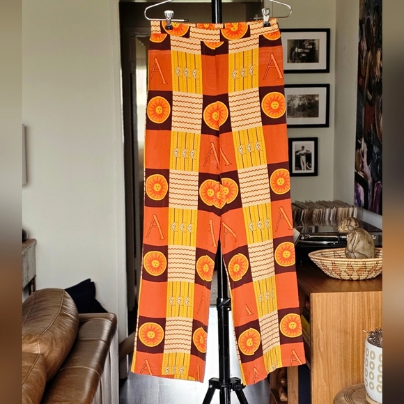 Pants - ANIM Aniverse 21 Printed Silk Pants